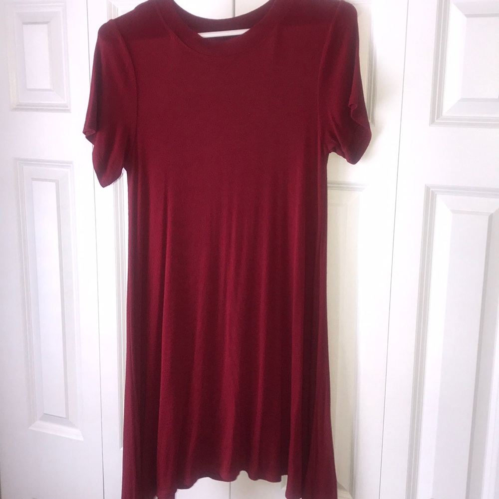 American Eagle Ribbed T-shirt dress